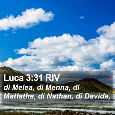 Luca 3:31 RIV Bible Verse Image