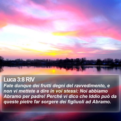 Luca 3:8 RIV Bible Verse Image