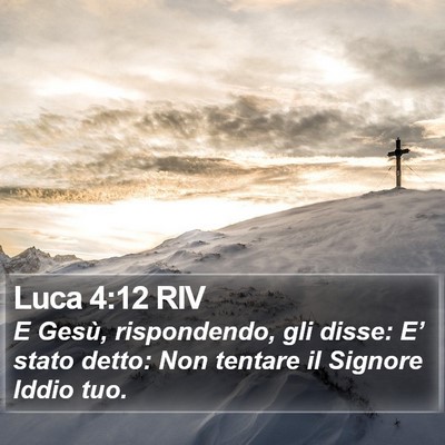 Luca 4:12 RIV Bible Verse Image