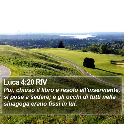 Luca 4:20 RIV Bible Verse Image