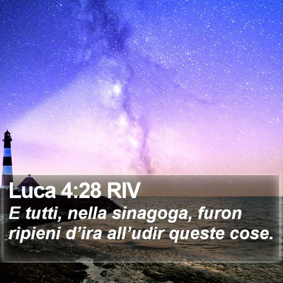 Luca 4:28 RIV Bible Verse Image