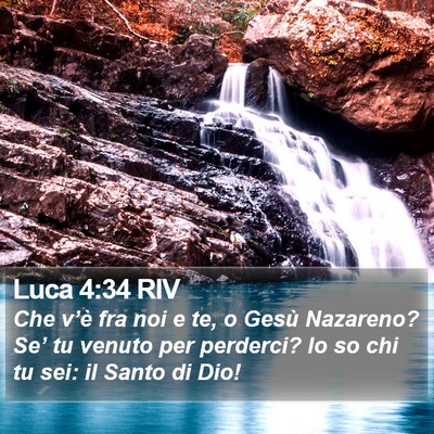 Luca 4:34 RIV Bible Verse Image