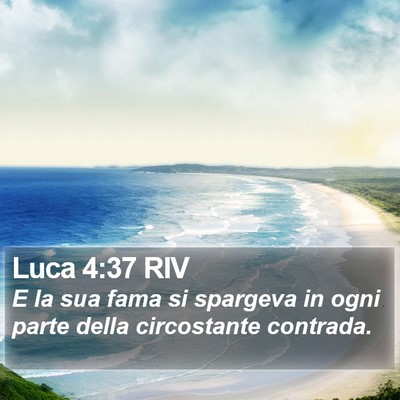 Luca 4:37 RIV Bible Verse Image