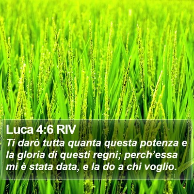 Luca 4:6 RIV Bible Verse Image