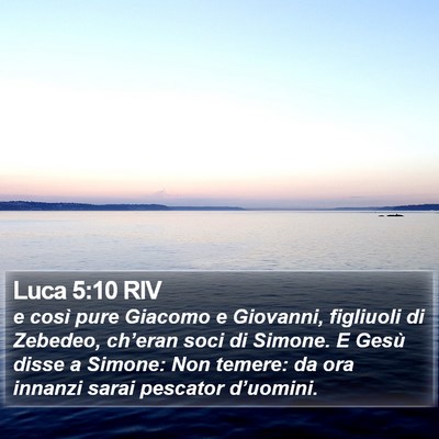 Luca 5:10 RIV Bible Verse Image