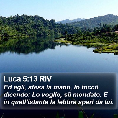 Luca 5:13 RIV Bible Verse Image