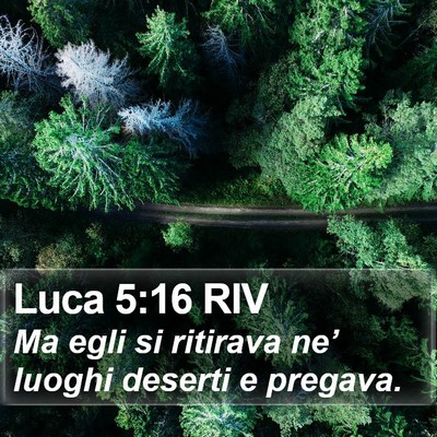 Luca 5:16 RIV Bible Verse Image