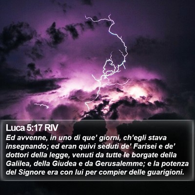 Luca 5:17 RIV Bible Verse Image