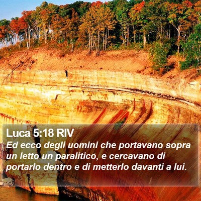 Luca 5:18 RIV Bible Verse Image