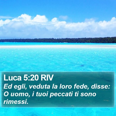 Luca 5:20 RIV Bible Verse Image