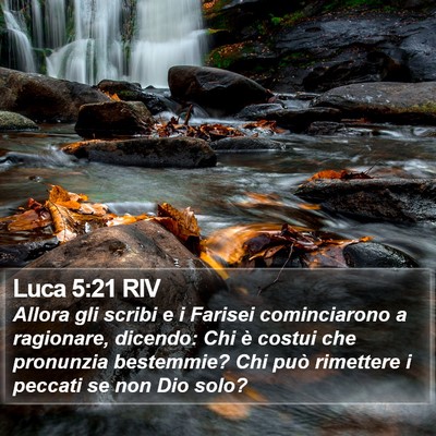 Luca 5:21 RIV Bible Verse Image