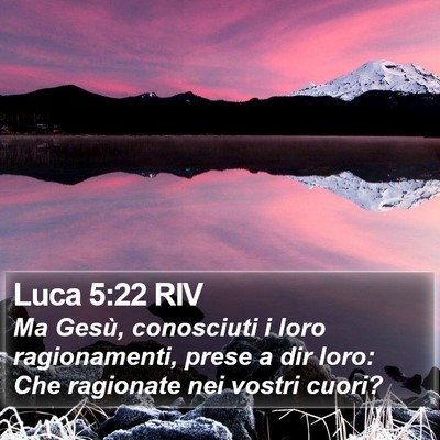 Luca 5:22 RIV Bible Verse Image