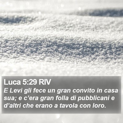 Luca 5:29 RIV Bible Verse Image