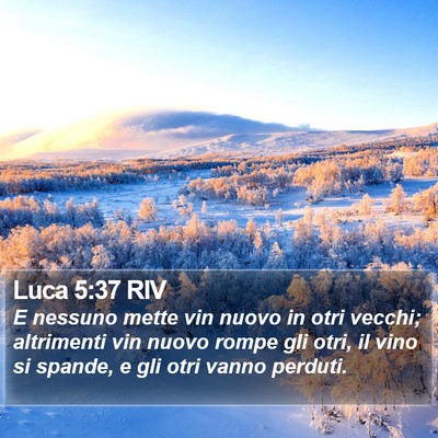Luca 5:37 RIV Bible Verse Image