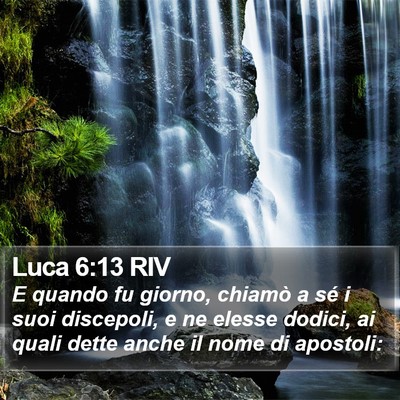 Luca 6:13 RIV Bible Verse Image