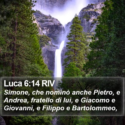 Luca 6:14 RIV Bible Verse Image