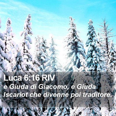 Luca 6:16 RIV Bible Verse Image