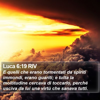 Luca 6:19 RIV Bible Verse Image
