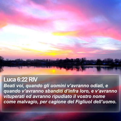 Luca 6:22 RIV Bible Verse Image