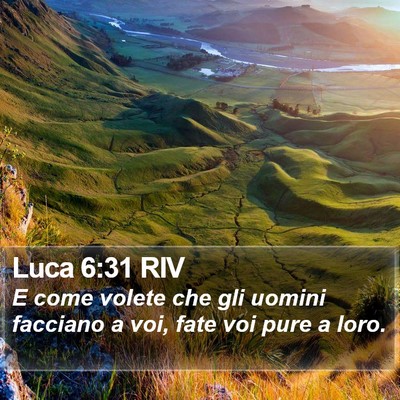 Luca 6:31 RIV Bible Verse Image