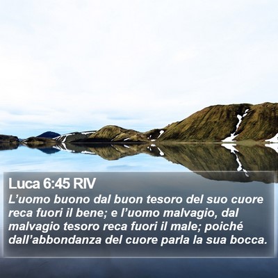 Luca 6:45 RIV Bible Verse Image