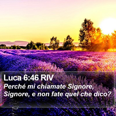 Luca 6:46 RIV Bible Verse Image