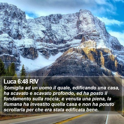 Luca 6:48 RIV Bible Verse Image