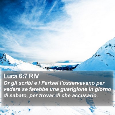 Luca 6:7 RIV Bible Verse Image