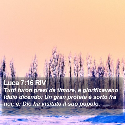 Luca 7:16 RIV Bible Verse Image
