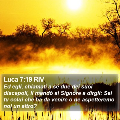 Luca 7:19 RIV Bible Verse Image