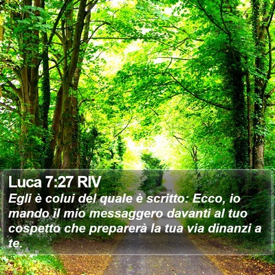 Luca 7:27 RIV Bible Verse Image