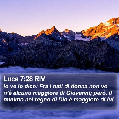 Luca 7:28 RIV Bible Verse Image