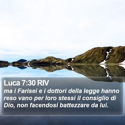 Luca 7:30 RIV Bible Verse Image