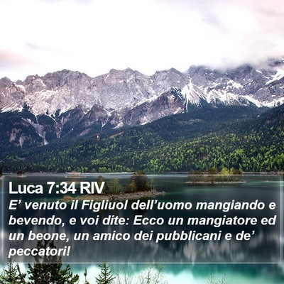 Luca 7:34 RIV Bible Verse Image