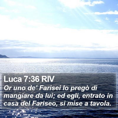 Luca 7:36 RIV Bible Verse Image