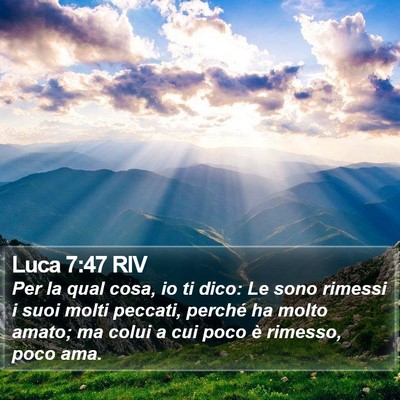 Luca 7:47 RIV Bible Verse Image