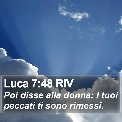 Luca 7:48 RIV Bible Verse Image