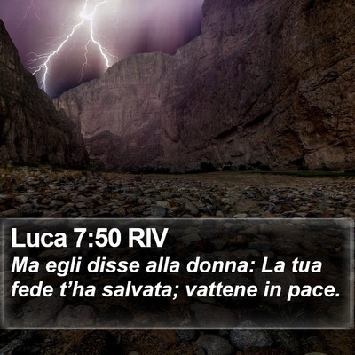 Luca 7:50 RIV Bible Verse Image