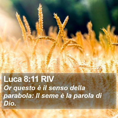 Luca 8:11 RIV Bible Verse Image