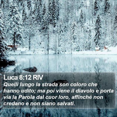 Luca 8:12 RIV Bible Verse Image