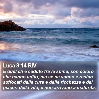 Luca 8:14 RIV Bible Verse Image