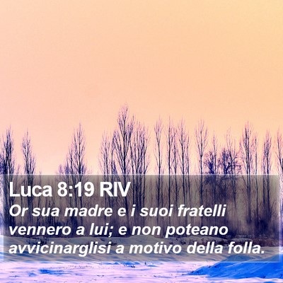 Luca 8:19 RIV Bible Verse Image