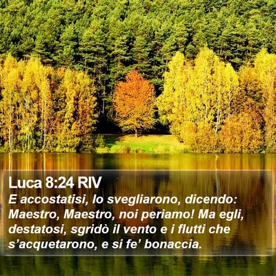 Luca 8:24 RIV Bible Verse Image