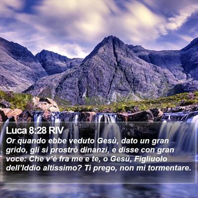 Luca 8:28 RIV Bible Verse Image
