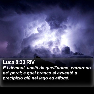 Luca 8:33 RIV Bible Verse Image