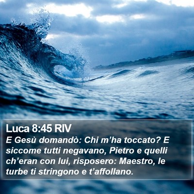 Luca 8:45 RIV Bible Verse Image