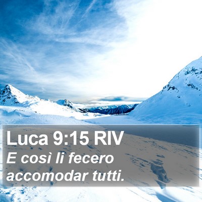 Luca 9:15 RIV Bible Verse Image