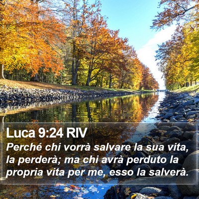 Luca 9:24 RIV Bible Verse Image