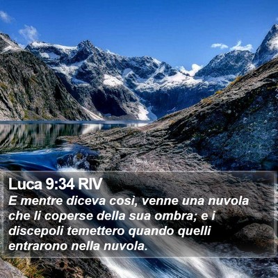 Luca 9:34 RIV Bible Verse Image