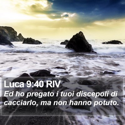 Luca 9:40 RIV Bible Verse Image